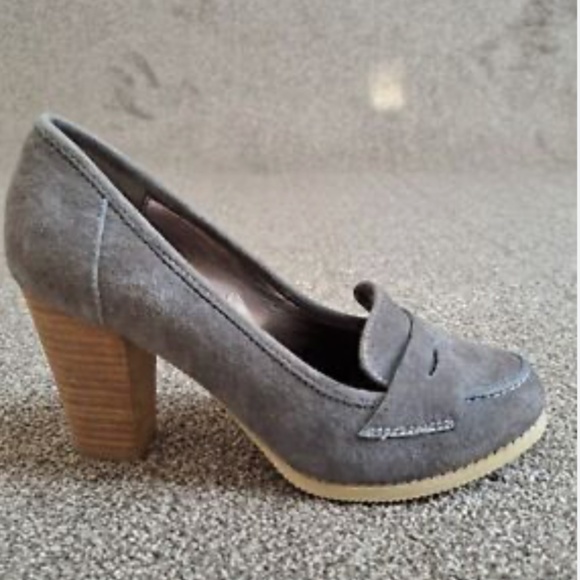 Hush Puppies Eden Heeled Penny Loafers - Picture 3 of 5